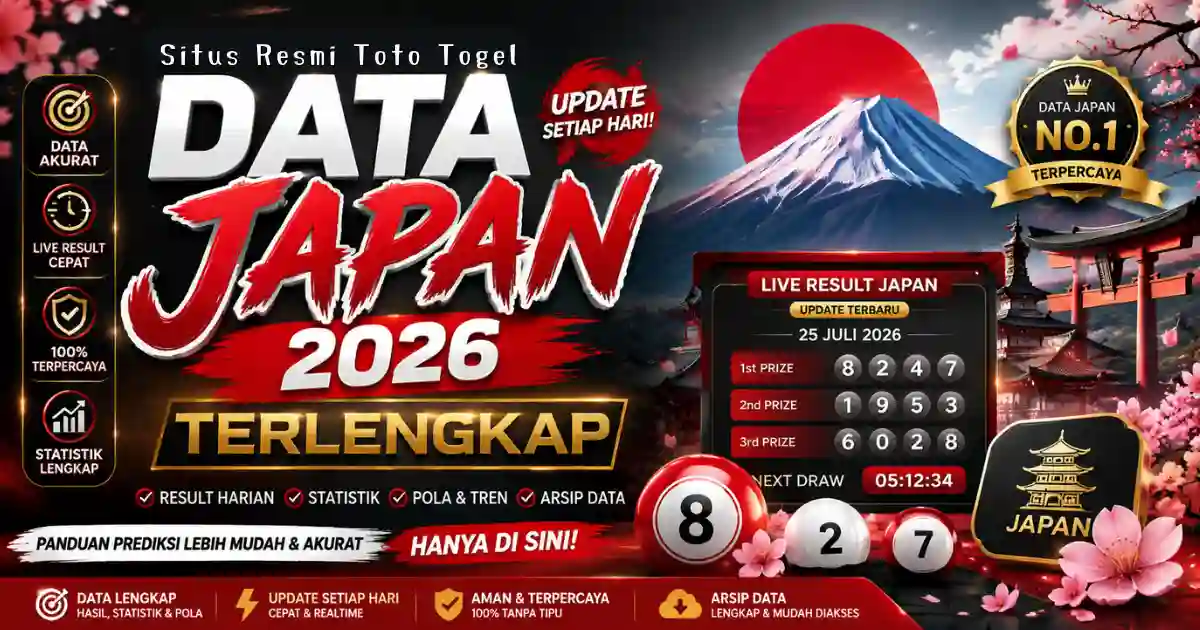 Keluaran Japan Terlengkap, Pengeluaran Togel Japan, Live Japan Pools Data Japan